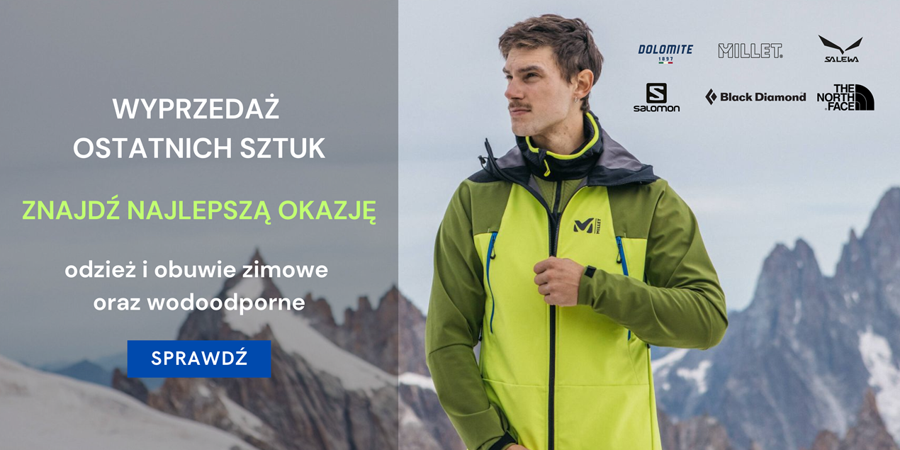 WYPRZEDAŻ ODZIEŻ I OBUWIE TREKKINGOWE