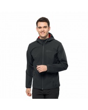 Kurtka softshell męska JACK WOLFSKIN BORNBERG HOODY phantom