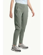 Spodnie damskie Jack Wolfskin HIKEOUT slate green