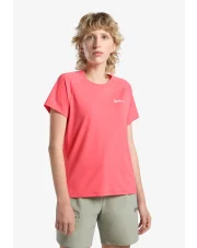 Koszulka damska Jack Wolfskin PRELIGHT SWIFT sunset coral
