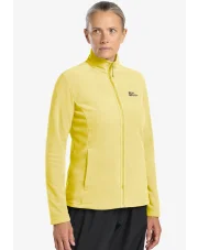 Bluza damska Jack Wolfskin TAUNUS FULLZIP lemon ice