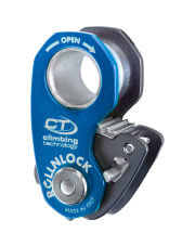 Przyrząd zaciskowy Climbing Technology ROLLNLOCK antracite / electric blue