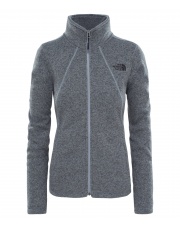 Polar damski The North Face CRESCENT FZ grey